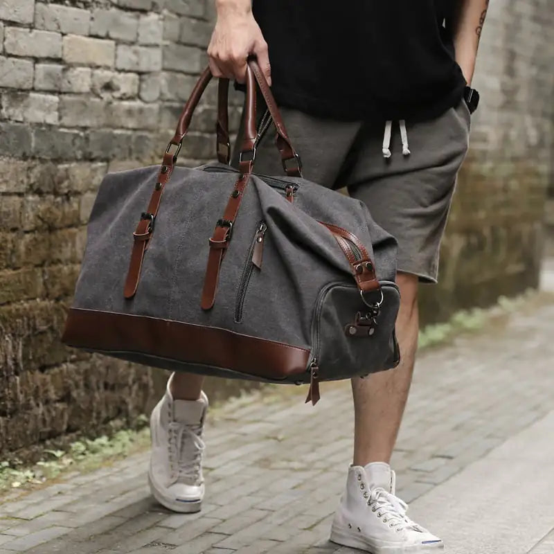 Retro Canvas Tote Bag