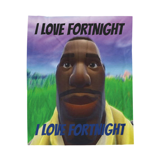 Blanket "I LOVE FORTNIGHT"